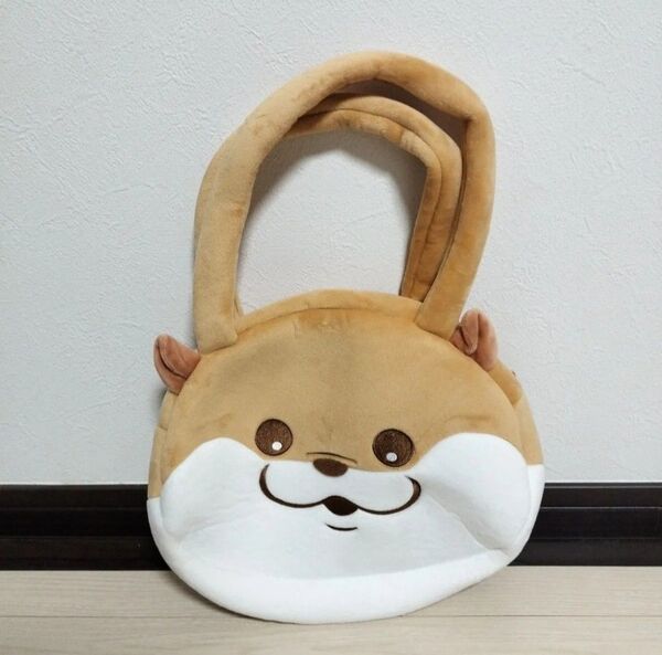 可愛い嘘のカワウソ ぬいふわトートバッグ ①