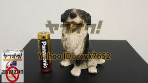 ヤフオク 犬 オブジェ ボーダーコリー ヤフオク出品 置物 愛犬 お座り 3Oap