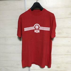 80年代 USA製 Hanes ボティ使用 イリノイ州 85年 HINSDALE RUN Tシャツ 赤 M 管理B613