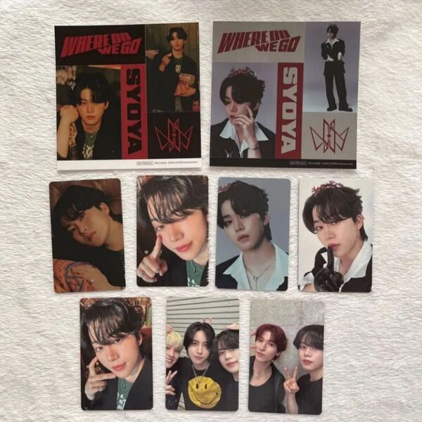 JO1 木全翔也 WHERE DO WE GO トレカ セルカ ステッカー A B 通常盤 コンプ