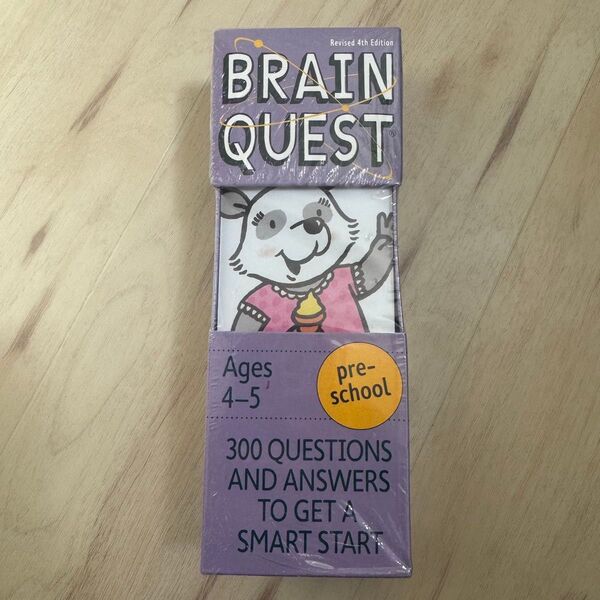 英語クイズゲーム:BRAIN QUEST PRESCHOOL 4/E (AGES 4-5)