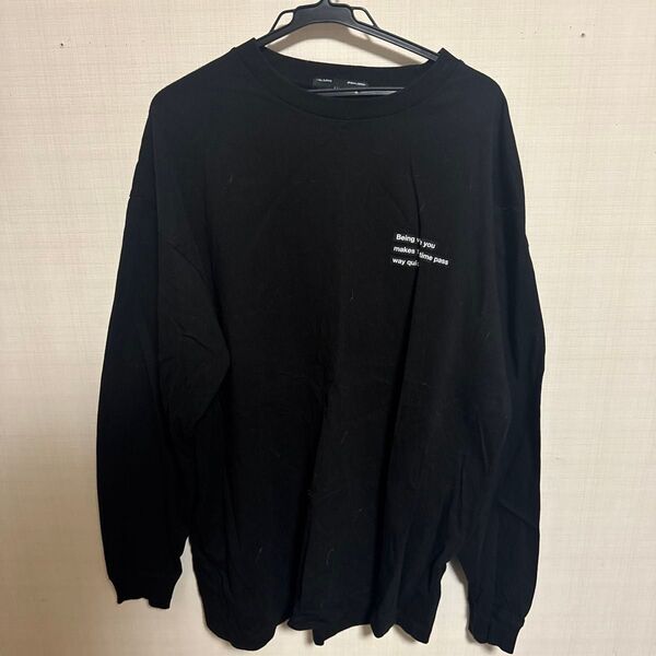 GLOBAL WORK ロンT ブラック
