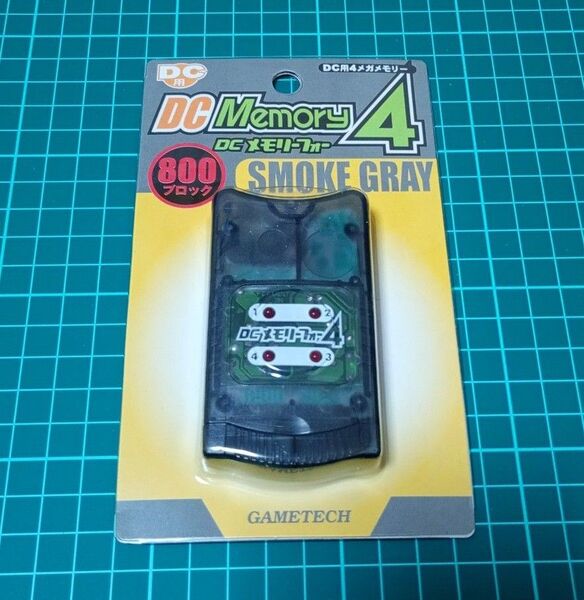 【DC】新品未開封 DCメモリー4 (スモークグレイ)ドリームキャスト専用