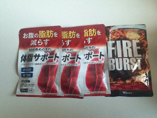 体脂サポート 30日分 × 3袋 FIRE BURST 90日分