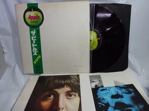 USED LP　ビートルズ ／ ザ・ビートルズ　ホワイト・アルバム　赤盤　丸帯付　NO.A038625　＃11291