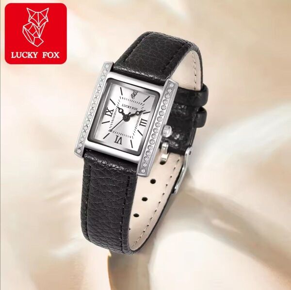 【新品 即日無料発送】Lucky Fox クォーツ レクタンギュラー ウォッチ