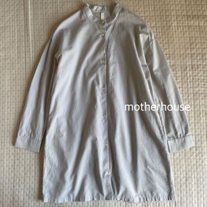 Khadiマザーハウス イードット150dt インドカディコットン シャツ ERIKO YAMAGUCHI