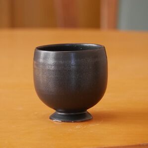 フリーカップ ワインカップ コップ 黒マット おしゃれ 食器 陶器 d