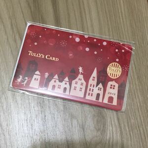 # T162C ★ Rare ★ Limited Tully Card [2012 Winter Holiday Red] Tully's Bear Full