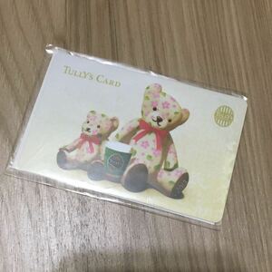 # T162C ★ Rare ★ Limited Tully Card [2013 Spring Spring Sakura Bear Full] Tully's Bear Full