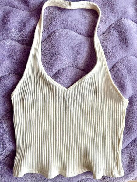 ZARA クロップ ホルター トップス キャミソール