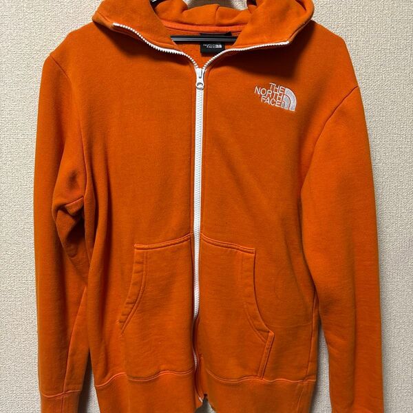 THE NORTH FACE ジップアップパーカー オレンジ