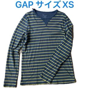 【最終お値下げ】GAPギャップ XS ボーダーカットソー
