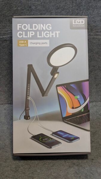 LEDデスクライト クランプ式 充電ポート付き
