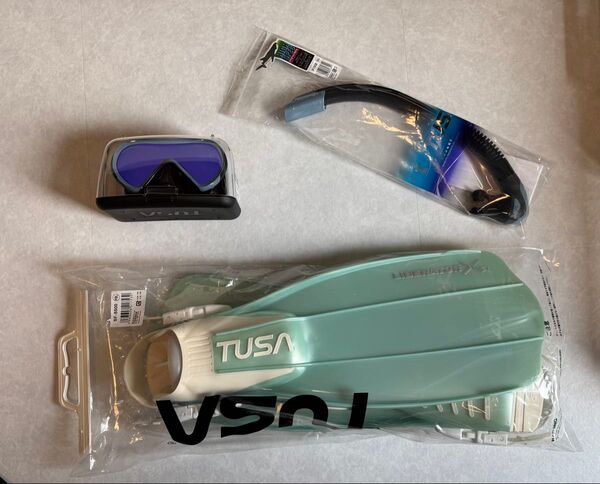 TUSA M1011SQBマスクSP-175QBシュノーケル フィンセット