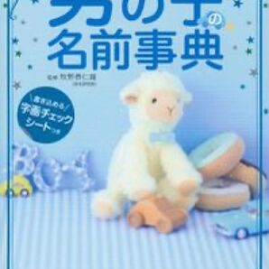 【美品】男の子の名前事典一書き込める字画チェックシートつき