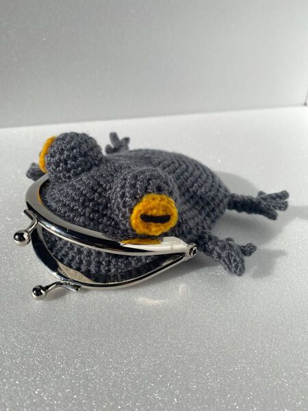 カエル がま口 財布 ハンドメイド