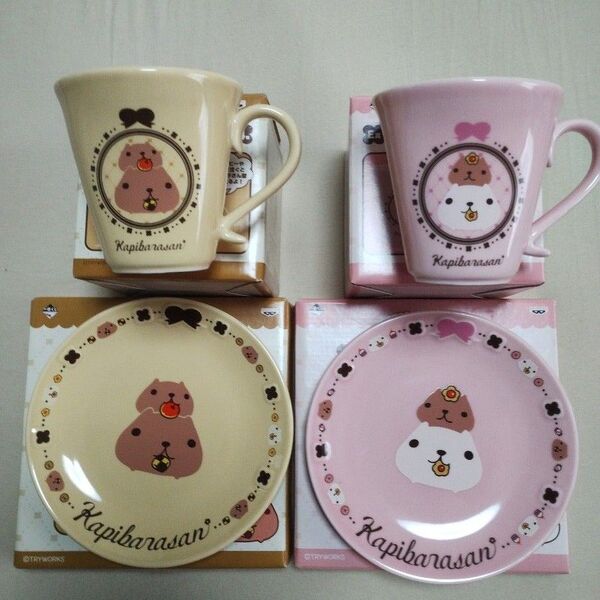 カピバラさん 一番くじ 陶磁器コレクション 4個セット