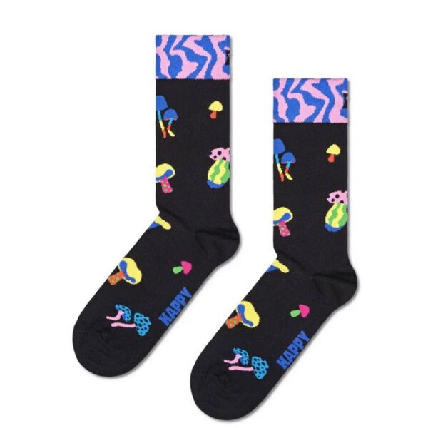 Happy Socks ハッピーソックス 26.0cm-29.5cm キノコ柄 靴下