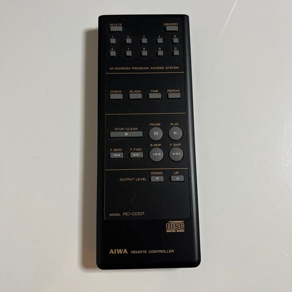 ★AIWA★アイワ★純正★CDプレーヤー★XC-001用リモコン★RC-C001