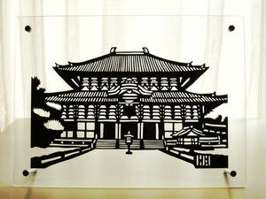  Nara * higashi large temple [ large . dono ]. cut ..*..... image * World Heritage * Yamato .* Handmade works *goto travel 