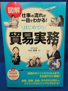 ■大阪 堺市 引き取り歓迎！■図解 仕事の流れが一目でわかる！ はじめての貿易実務 本 木村雅晴 ナツメ社 中古■