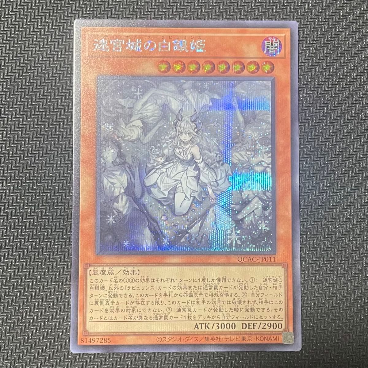 遊戯王 迷宮城の白銀姫 ラビュリンス シークレット 絵違い 遊戯王 迷宮城の白銀姫 ラビュリンス シークレット 絵違い