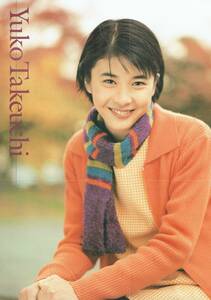  складывать включая дополнение Matsumoto Megumi Takeuchi Yuuko двусторонний постер фотосъемка = дешево ..B3 размер 1997 год 