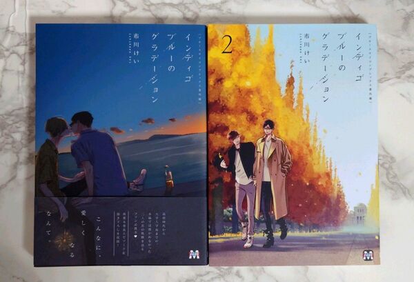 「インディゴブルーのグラデーション 1、 2 巻セット ブルースカイコンプレックス 番外編」 市川けい