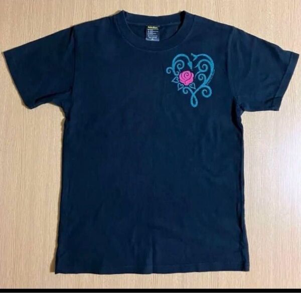 沖縄HabuBox ハブボックス ハート柄 薔薇&ハブ 半袖Tシャツ