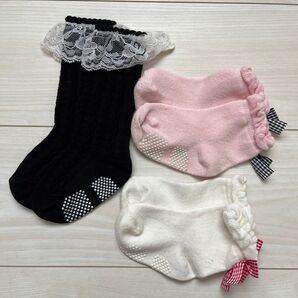 ◎未使用あり 靴下 11cm 3点セット 女の子