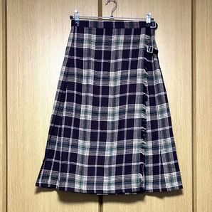 GRL グレイル ラップ チェック プリーツスカート