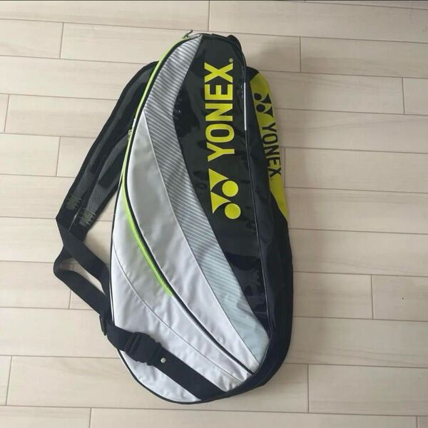 YONEX ラケットバッグ ホワイト/ブラック/グリーン