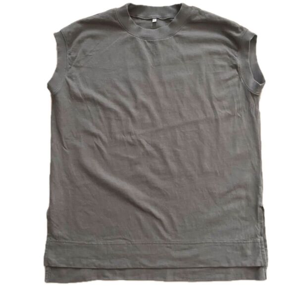 無印良品 Tシャツ ノースリーブ フレンチスリーブ