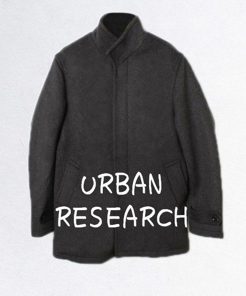 URBAN RESEARCH ウールスタンドカラーコート Lサイズ