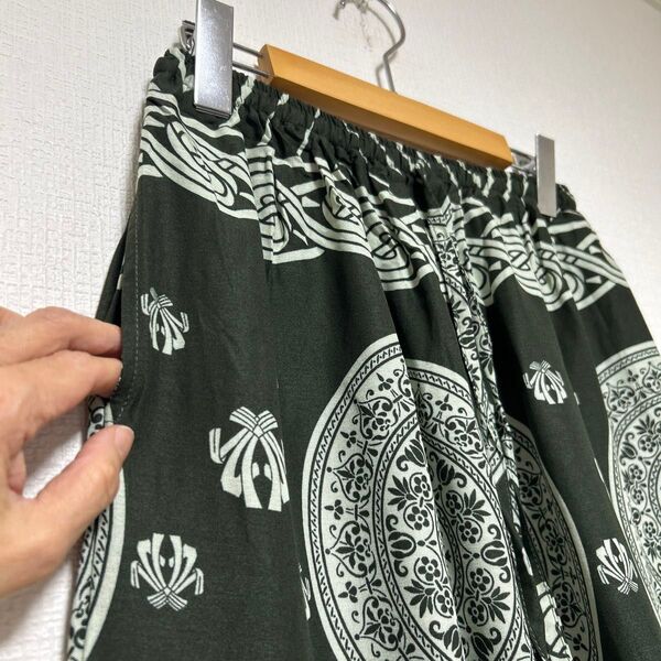 新品】アジアン 曼荼羅模様 パンツ エスニック A