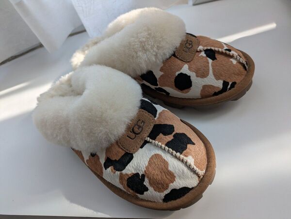 UGG Coquette Cow Print CHESTNUT アグ コケット