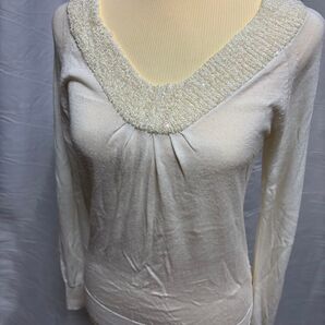 Vネック カットソー 長袖 肌ざわり抜群 トップス