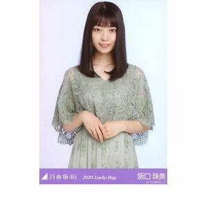 乃木坂46 公式グッズ 生写真 阪口珠美 チュウ 1枚 【2020 福袋 Lucky Bag 】しあわせの保護色