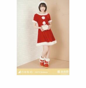 乃木坂46 公式グッズ 生写真 1枚 堀未央奈 クリスマス サンタ 2017.Christmas ヒキ