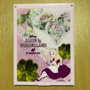 アリス コンパクトミラー 折りたたみ式 不思議の国のアリス ALICE in WONDERLAND 未使用