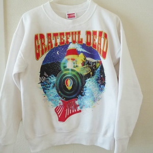  редкость *90s USA Vintage Grateful Dead решетка полный dead summer Tour 1995 футболка мужской S белый длинный рукав прекрасный товар 