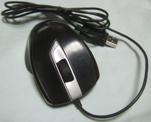 3 button Laser mouse ( silver & black, width 58.3× depth 103.2× height 37.1mm, approximately 91g, disassembly talent :1200 count ).