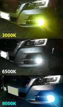 (P)車種別 室内から3色切替 LED フォグランプ【 レガシィ BL#.BP# H18.05～H21.04 HB4 】イエロー/ホワイト/ブルー_画像2