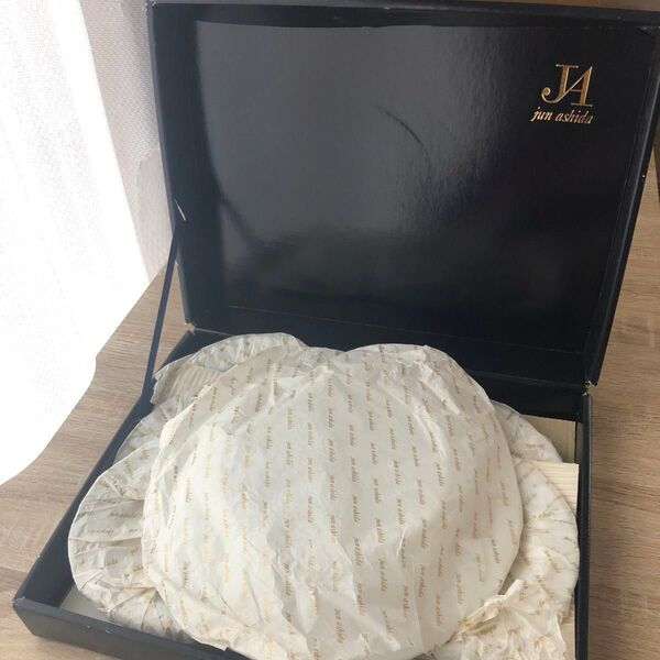 ジュンアシダ×前畑陶器 パーティ皿セット 大皿1枚 小皿5枚 上品食器 昭和レトロ 箱付き未使用保管品