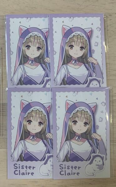 にじさんじ シスター・クレア チェキ風カード