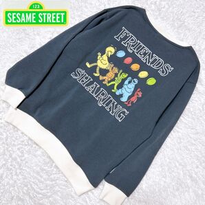 セサミストリート トレーナー M グレー 新品