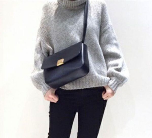 GOLDEN GOOSE ショルダーバッグ VALENTINA BAG ショルダーバッグ 黒 ハンドバッグ レザー