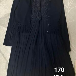 ワンピース フォーマルワンピース カーディガン 女子 組曲 170