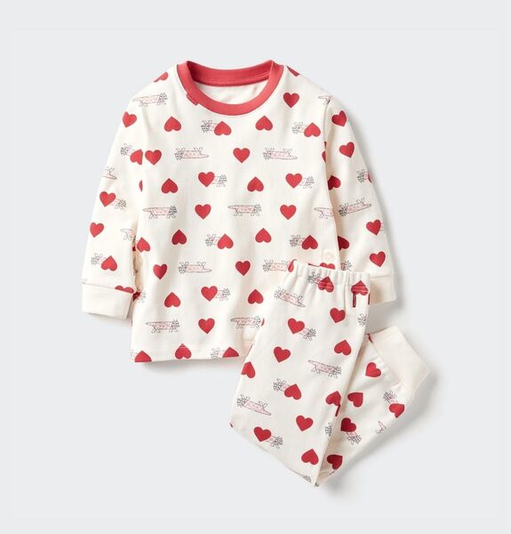 リサ・ラーソン ユニクロ 80cm 長袖パジャマ パジャマ UNIQLO 上下 女の子